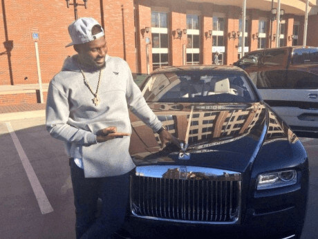 Dez with his luxury car